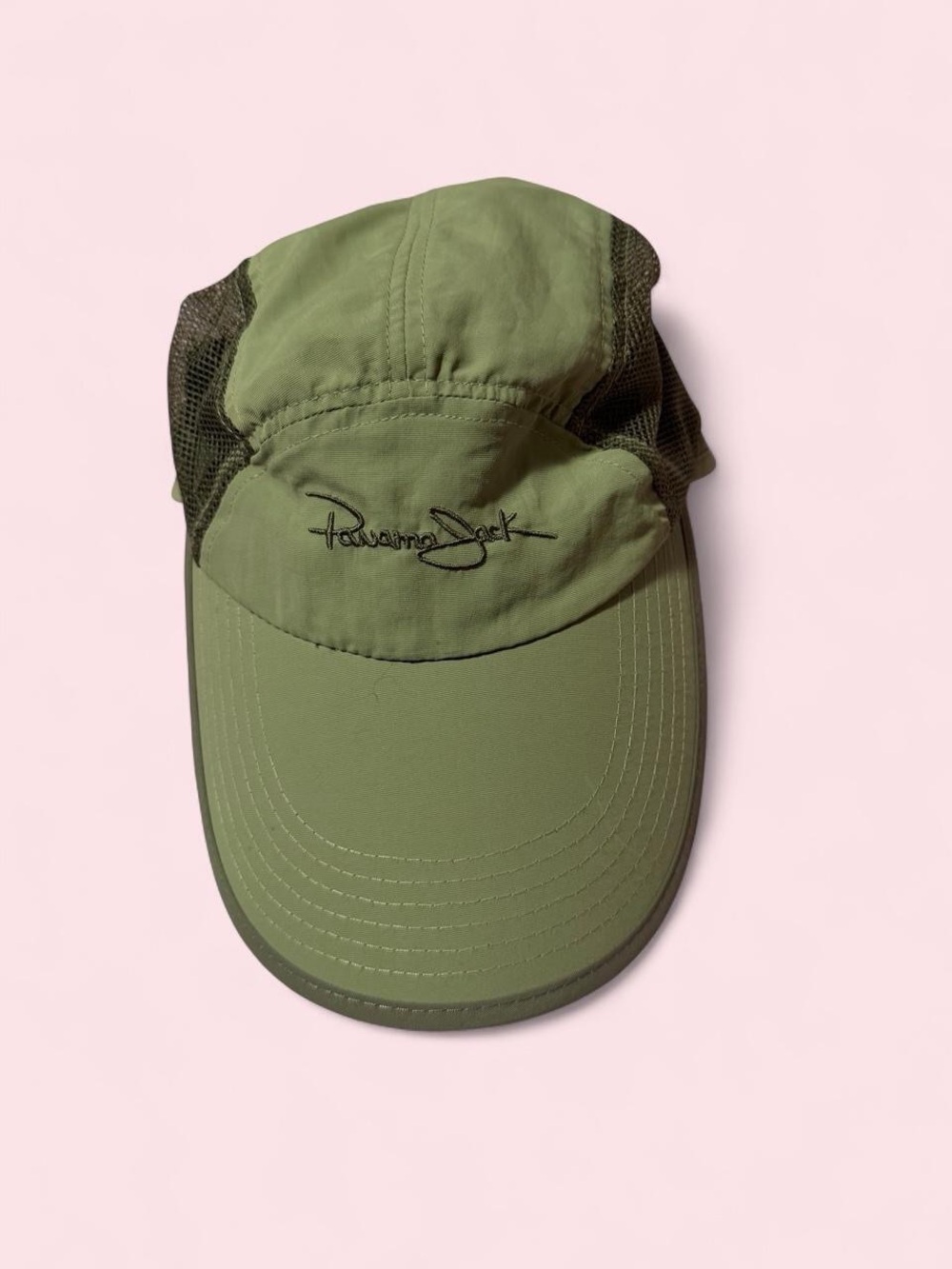 Panama Jack Olive Green Mesh Back Cap
